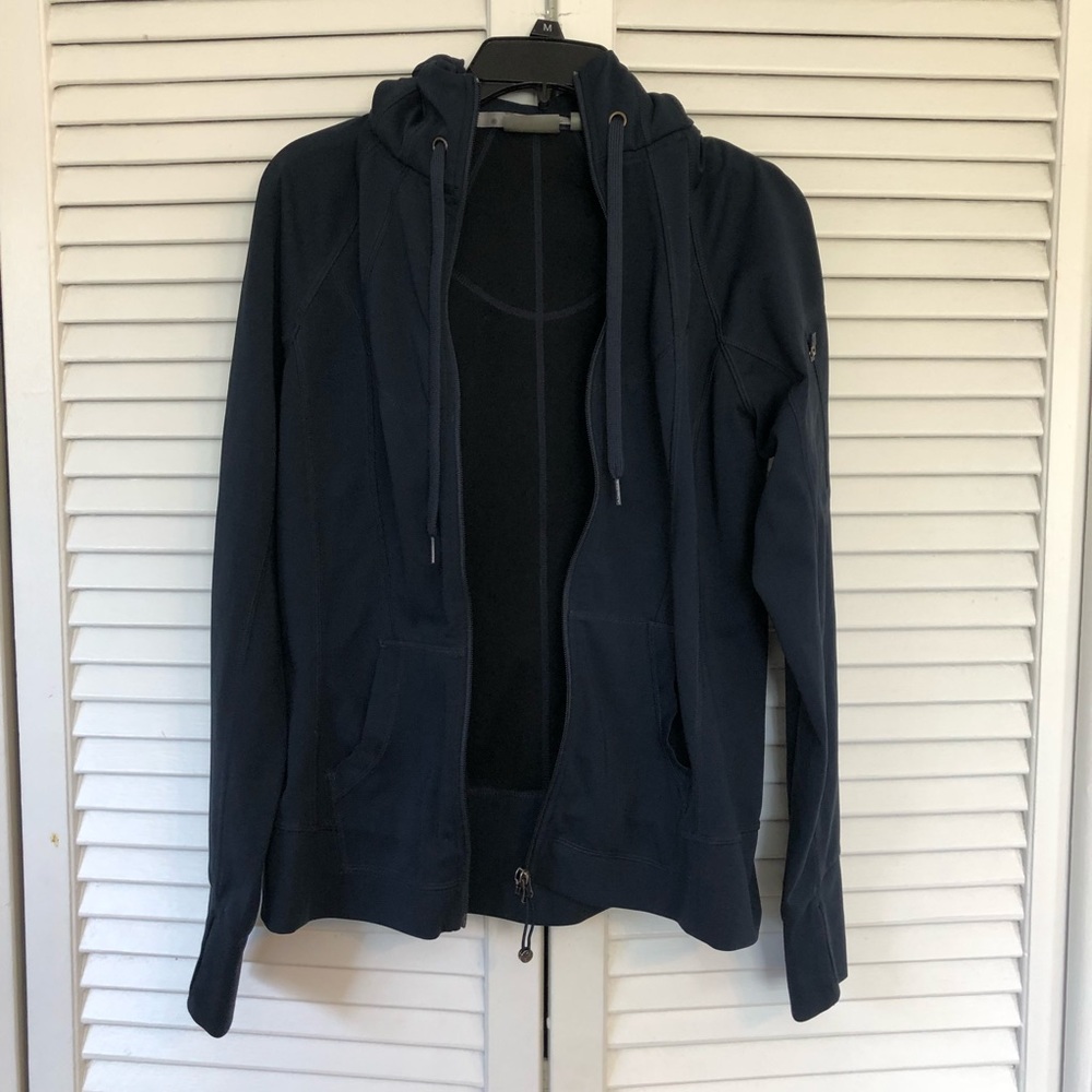 Athleta navy blue performance jacket size M